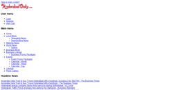 Desktop Screenshot of hyderabaddaily.com